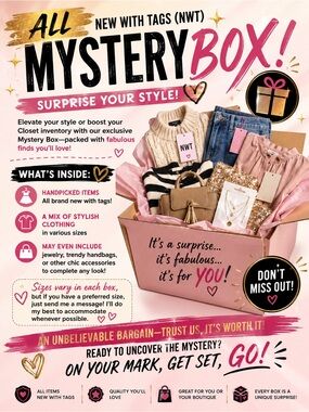 ALL New With Tags (NWT) Mystery Box!